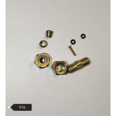 JC113-9 Наконечник ПВХ12x1,5мм (Фурнитура 12мм) набор 8888920