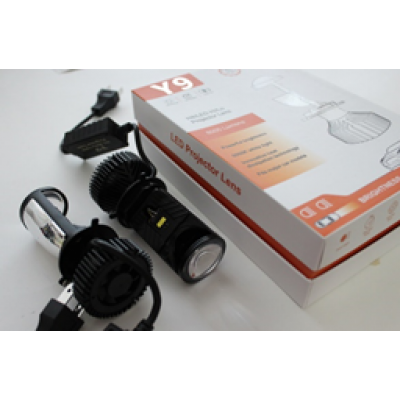 Y9 MINI LED LENS H4 12-24V с вентилятором (компл -2 шт)