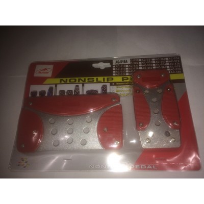 Педали универсальные АС-516А,красные. Материал - металл.