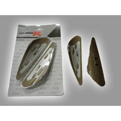 Спойлер на дворники (защелка) хром серый Air Fix