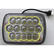 Фара рабочего света 15LED CREE-45W с кольцом 12-80v 200mm*140mm*60mm B006 Фара рабочего света 15LED CREE-45W с кольцом 12-80v 200mm*140mm*60mm B006