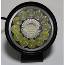 Фара светодиодная дополнительная в алюминиевом корпусе JR-33SMD-CREE (супер яркая) диаметр 110mm толщина 50mm K117