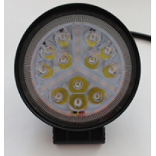 Фара светодиодная дополнительная в алюминиевом корпусе JR-12SMD диаметр 110mm, толщина 30mm K120 Фара светодиодная дополнительная в алюминиевом корпусе JR-12SMD диаметр 110mm, толщина 30mm K120