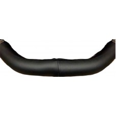 Оплетка руля "Altezza" 9117(D) экокожа черная гладкая со скосом, размер M (37-39см)