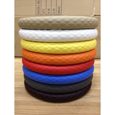 Оплетка руля "Altezza" 1102 (XL) экокожа черная, 41-43см