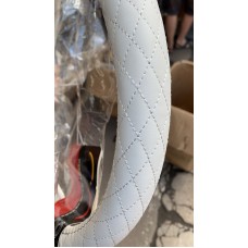 Оплетка руля "Altezza" 1102 (М) экокожа белая, 37-39см