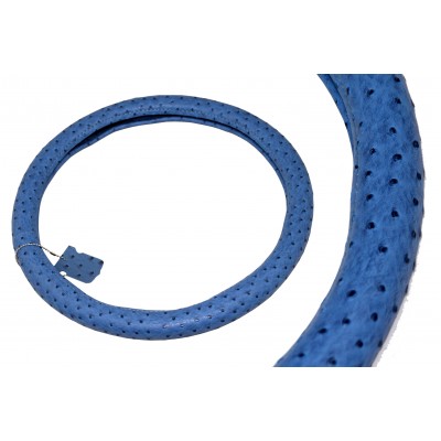 Оплетка руля "Altezza" 2305 (М) экокожа голубая, 37-39см