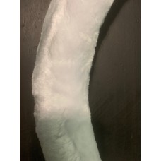 Оплетка руля "Altezza" 4603 (M) меховая белая мягкая, 37-39см