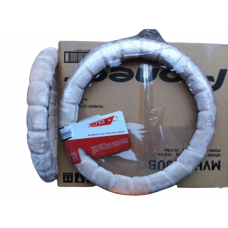 Оплетка руля "Altezza" 4603 (M) меховая бежевая мягкая, 37-39см