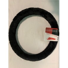 Оплетка руля "Altezza" 4603 (L) меховая черная мягкая, 39-41см. Подходит на иномарки, ВАЗ 2101-2107, Волга, Соболь