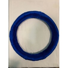 Оплетка руля "Altezza" 4603 (M) меховая синяя мягкая, 37-39см