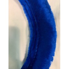 Оплетка руля "Altezza" 4603 (M) меховая синяя мягкая, 37-39см