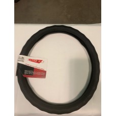 Оплетка руля "ALTEZZA" кожаная 9117К (L) черная под пальцы Китай, 39-41см