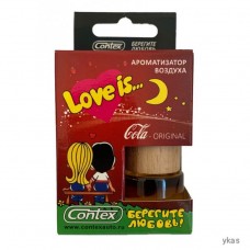 Ароматизатор LOVE IS бочонок с деревянной крышкой (Coca-Cola) 8ml