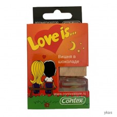 Ароматизатор LOVE IS бочонок с деревянной крышкой (вишня в шоколаде) 8ml