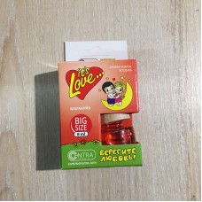 Ароматизатор LOVE IS бочонок с деревянной крышкой (маракуйя) 8ml