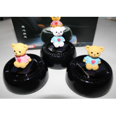 Ароматизатор "Медвежонок" (вращается от солнечной батареи + эфирное масло)