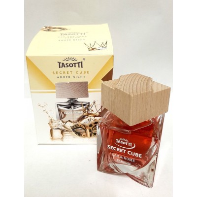 Освежитель воздуха "TASOTTI" SECRET CUBE amber night 50ml
