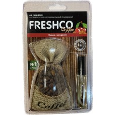 Ароматизатор подвесной мешочек "Freshсo Coffee" (Вишня c миндалем)