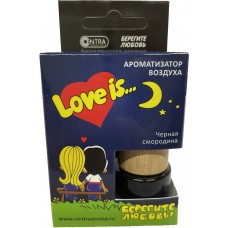 Ароматизатор LOVE IS бочонок с деревянной крышкой (черная смородина) 8ml