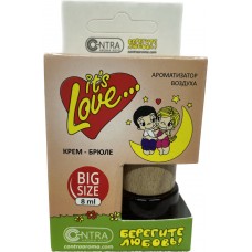 Ароматизатор LOVE IS бочонок с деревянной крышкой (крем-брюле) 8ml