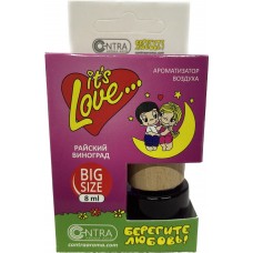 Ароматизатор LOVE IS бочонок с деревянной крышкой (райский виноград) 8ml
