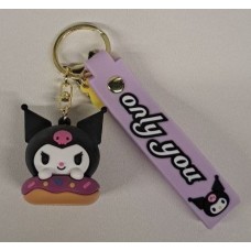 Брелок KUROMI (с ватрушкой) R046