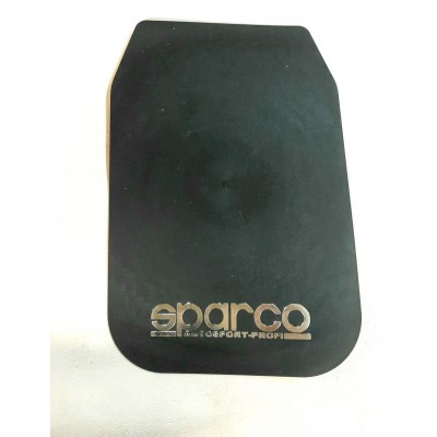 Брызговик универсальный SPARCO (М) черный жестий (компл.4шт.)