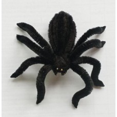 Паук чёрный на присоске