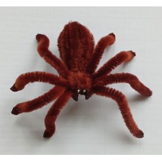 Паук тёмно-коричневый на присоске