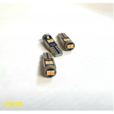 Светодиод T5-2016-6SMD 12V Yellow (жёлтый) V0338