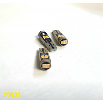 Светодиод T5-2016-6SMD 12V V0338 Yellow (ЖЁЛТЫЙ)