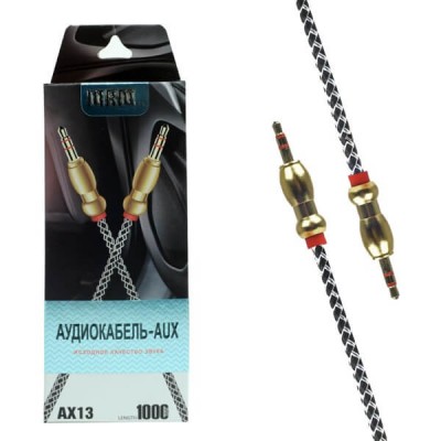 Кабель AUX  MRM AX13  1000mm (black)