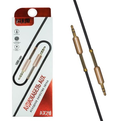 Кабель AUX  MRM AX20  1000mm (black)