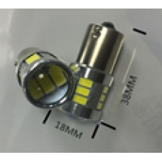 Светодиод ZENITH 1157 18SMD 12-28V Nonpolar белый (компл - 2 шт) V0343-K