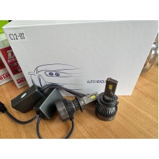 C12-H4 9-36V Светодиодные лампы(комп-2шт)95W/1лампа 5500-6500K 10000Lm с вентилятором и тройным медным охлаждением