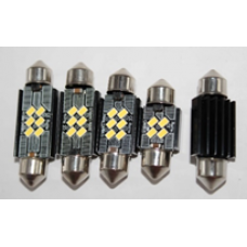 Светодиод 1141 T11-EMC-6SMD-2,5W-41mm CANBUS nonpolar 12-24V белый