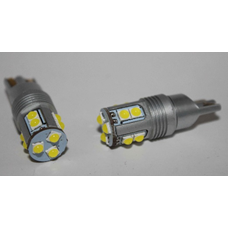 Светодиод T10-3030-CREE-11SMD-2,1W 12-24V canbus nonpolar белый V0398