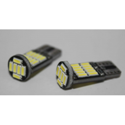 Светодиод T10-4014-26SMD-1,5W 12V белый V0400