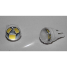Светодиод T10-3SMD-3030 керамика 12V белый V0453