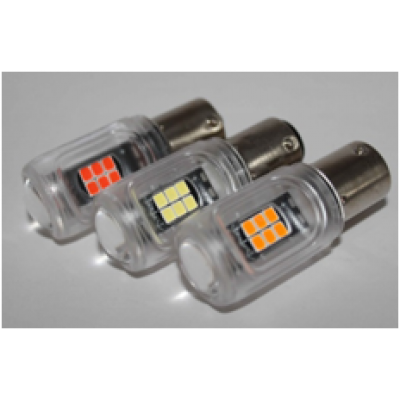 Светодиод 1157-3030-16SMD-LENS-2W 12V Y133 White (БЕЛЫЙ)
