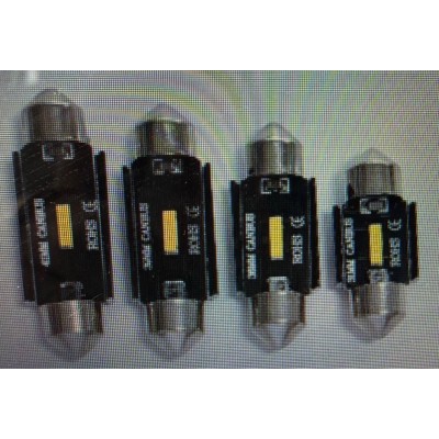 Светодиод 1141 41mm-1-1860-2.5W canbus nonpolar 12-24V белый V0558