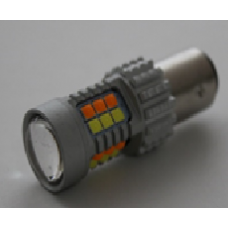 Светодиод 1157-3030-30smd nonpolar 12V WHITE/YELLOW V0315