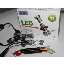 G7 H4 LED mini projector lens (с вентилятором) (комп-2шт)