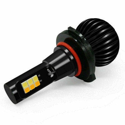 X5 H27 К-т светодиодных ламп 20W 12V V0182 2 режима: White/Yellow (белый/жёлтый)