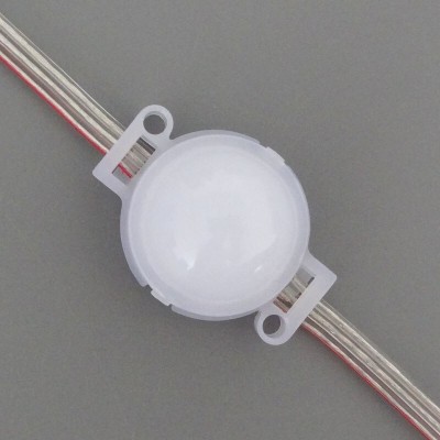 Модуль COB-9 круглая линза 12V зеленый Y015