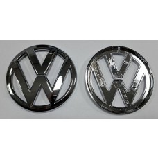 Эмблема Volkswagen Golf 6 зад хром диаметр 11см (штырь)