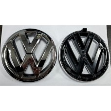 Эмблема Volkswagen Golf 7 вид 2 перед хром диаметр 13,5см (штырь)