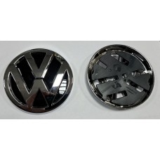 Эмблема Volkswagen Golf 7 вид 2 зад хром диаметр 11см (штырь)
