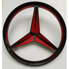 Эмблема Mercedes-Benz чёрная 18,5см (скотч)